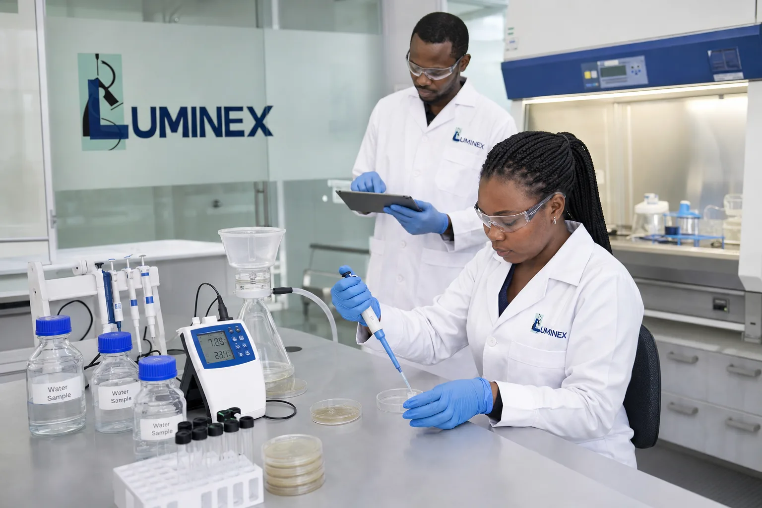 Laboratoire scientifique Luminex
